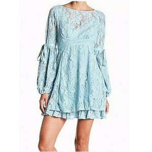 NWOT Free People Ruby Mint Lace Dress Size Small